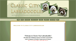 Desktop Screenshot of classiccitylabradoodles.com